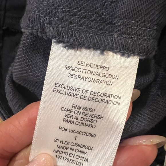 Copper Key Navy Blue Wide Leg Pants Pockets NWT - Picture 6 of 9